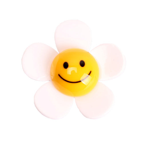 White Smiley Flower Medium