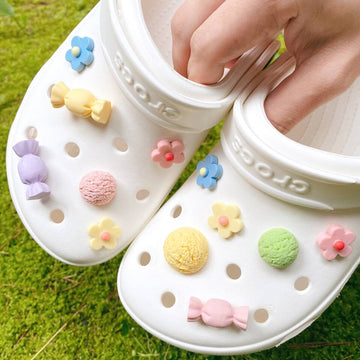 Charms 101 | Jibbitz for Crocs | Shoe Charms [12PCS] Sweet Flowers Set
